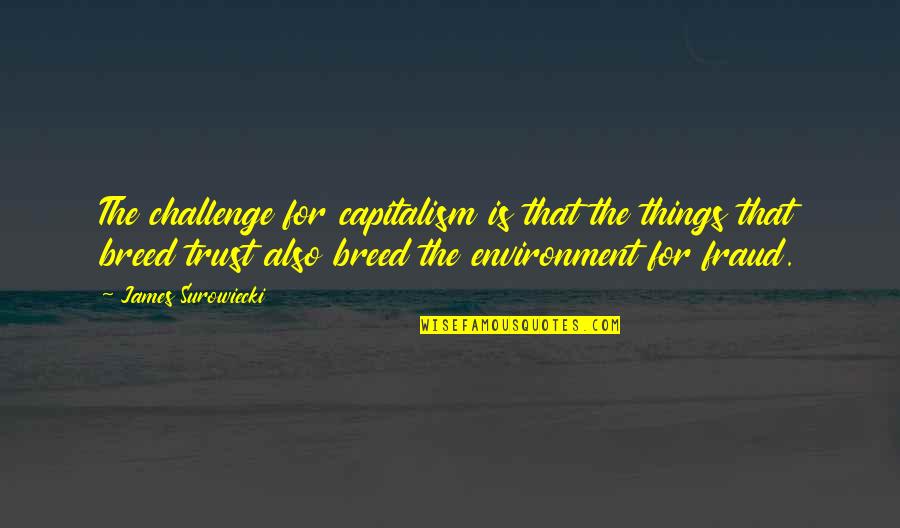 Canberk Kus Quotes By James Surowiecki: The challenge for capitalism is that the things Canberk Kus Quotes By James Surowiecki: The challenge for capitalism is that the things