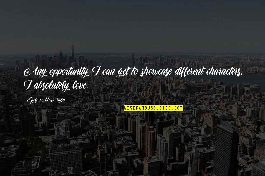Candid Shots Are The Best Quotes By Greg McHugh: Any opportunity I can get to showcase different