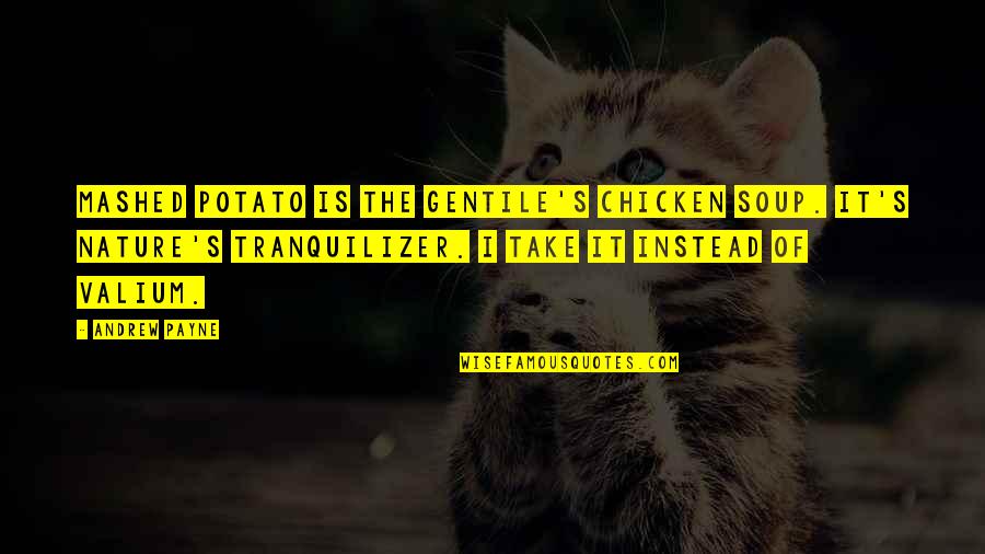 Candy And Life Quotes By Andrew Payne: Mashed potato is the gentile's chicken soup. It's