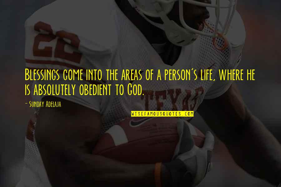 Canepa Car Quotes By Sunday Adelaja: Blessings come into the areas of a person's Canepa Car Quotes By Sunday Adelaja: Blessings come into the areas of a person's