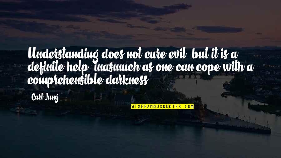 Can't Cope Quotes By Carl Jung: Understanding does not cure evil, but it is