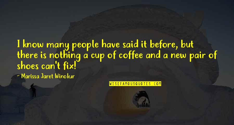 Can't Fix It Quotes By Marissa Jaret Winokur: I know many people have said it before,