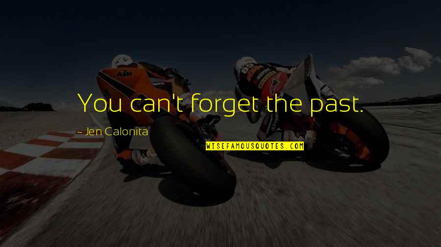 Can't Forget The Past Quotes By Jen Calonita: You can't forget the past.