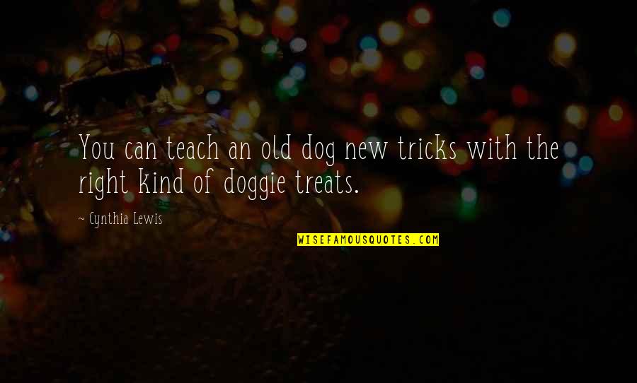 Can't Teach Old Dog New Tricks Quotes By Cynthia Lewis: You can teach an old dog new tricks