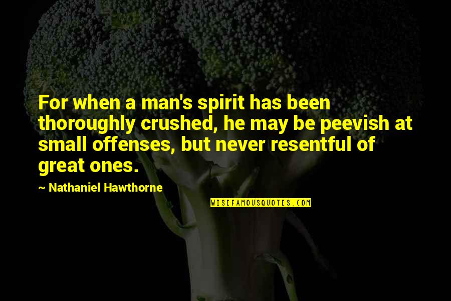 Canzana Oil Quotes By Nathaniel Hawthorne: For when a man's spirit has been thoroughly