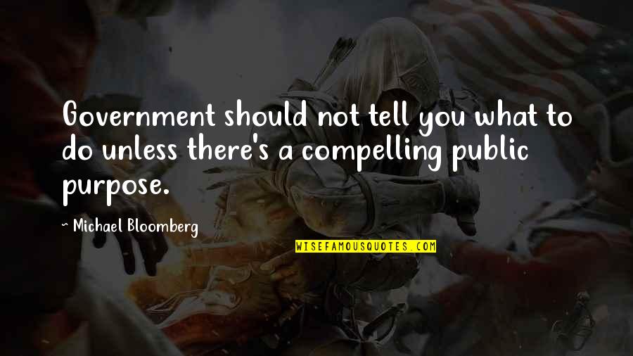 Caoilinn Taylor Quotes By Michael Bloomberg: Government should not tell you what to do Caoilinn Taylor Quotes By Michael Bloomberg: Government should not tell you what to do