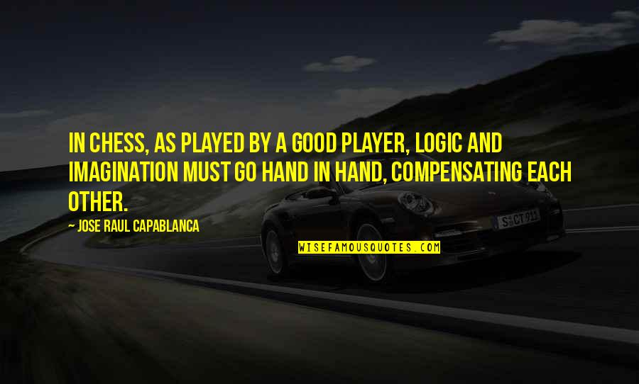 Capablanca's Quotes By Jose Raul Capablanca: In chess, as played by a good player,