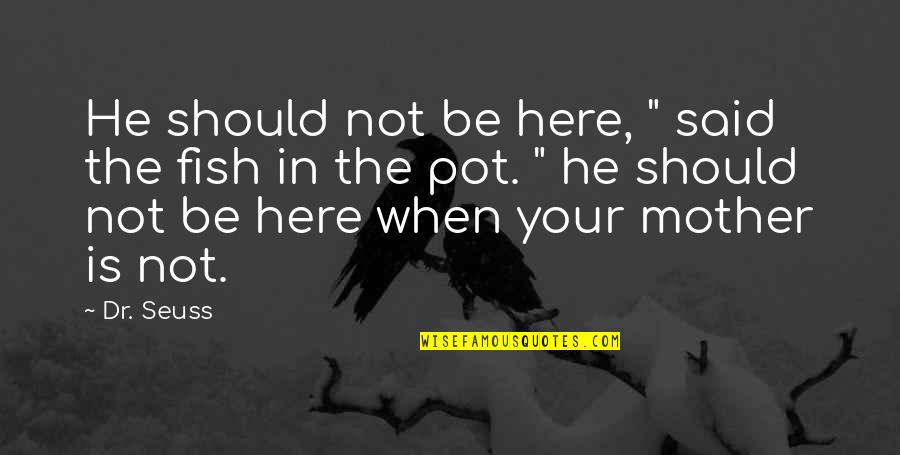 Caparo Test Quotes By Dr. Seuss: He should not be here, " said the Caparo Test Quotes By Dr. Seuss: He should not be here, " said the