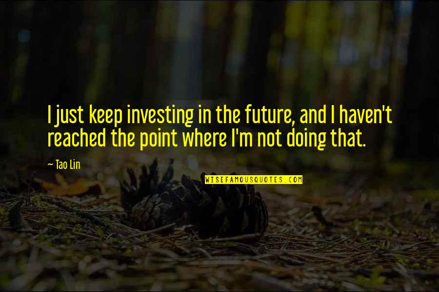 Capitalizing Titles In Quotes By Tao Lin: I just keep investing in the future, and