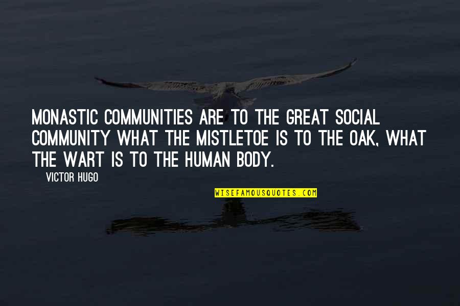 Capobiancos Glen Quotes By Victor Hugo: Monastic communities are to the great social community