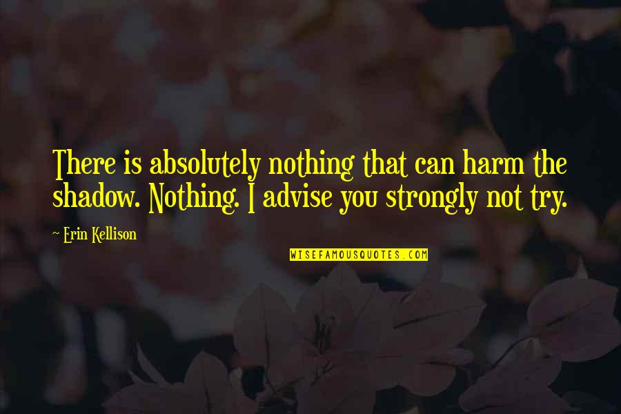 Captivity Quotes Quotes By Erin Kellison: There is absolutely nothing that can harm the