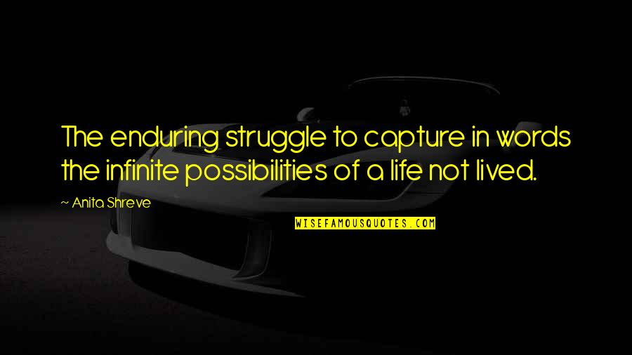 Capture A Quotes By Anita Shreve: The enduring struggle to capture in words the Capture A Quotes By Anita Shreve: The enduring struggle to capture in words the