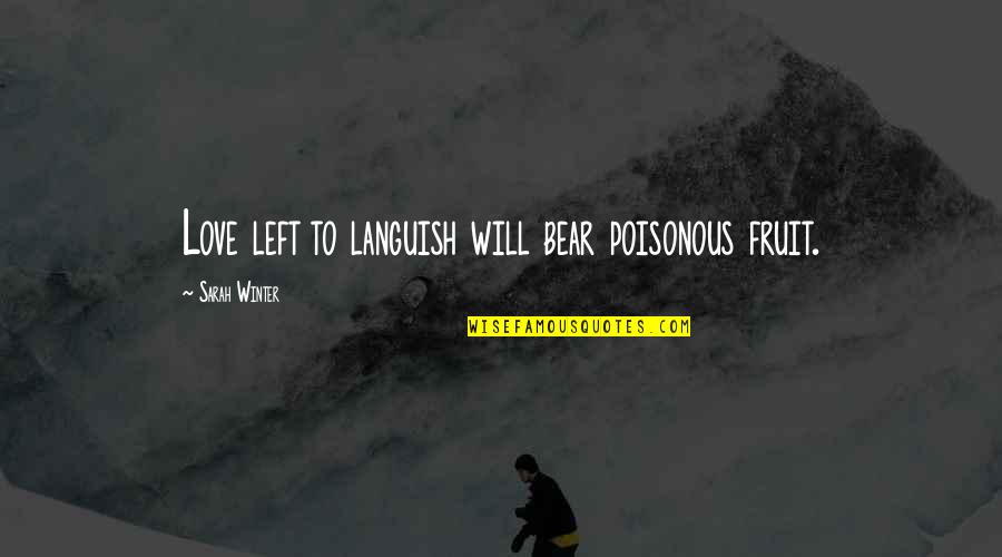 Car Delivery Service Quote Quotes By Sarah Winter: Love left to languish will bear poisonous fruit. Car Delivery Service Quote Quotes By Sarah Winter: Love left to languish will bear poisonous fruit.