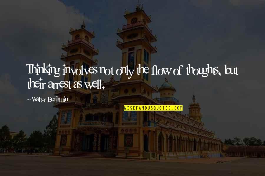 Caravelas Fall Quotes By Walter Benjamin: Thinking involves not only the flow of thoughts,