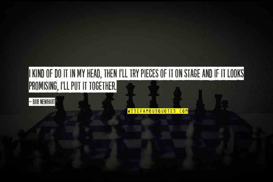 Cardamon Quotes By Bob Newhart: I kind of do it in my head,