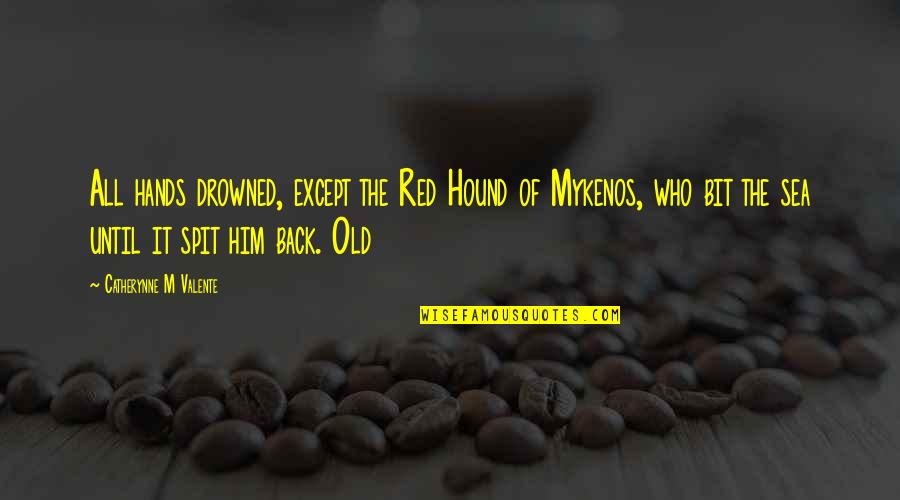 Carding Cloth Quotes By Catherynne M Valente: All hands drowned, except the Red Hound of Carding Cloth Quotes By Catherynne M Valente: All hands drowned, except the Red Hound of