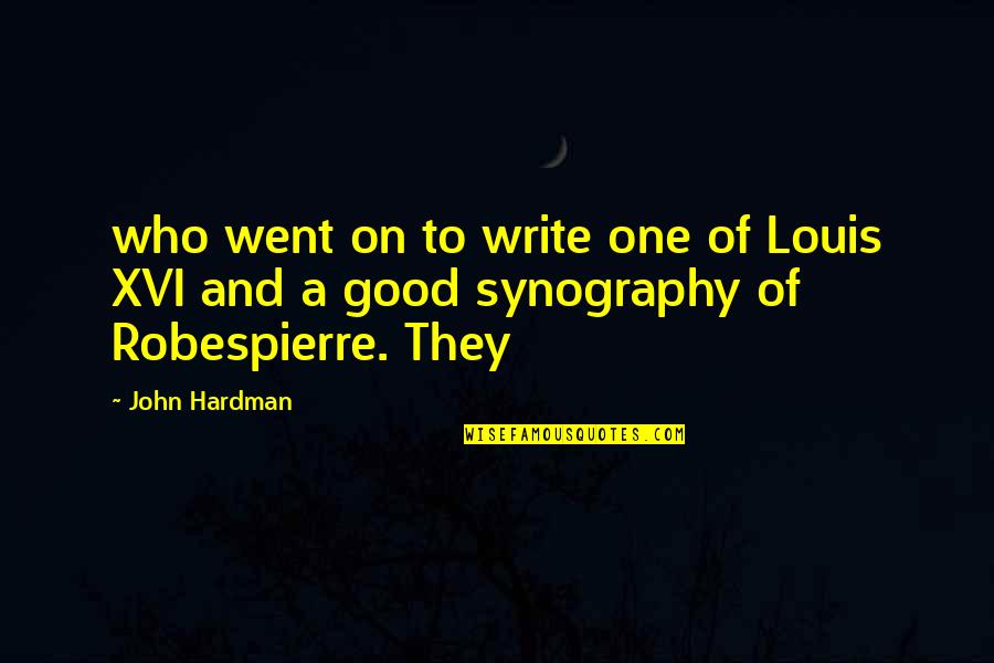 Cardoza Properties Quotes By John Hardman: who went on to write one of Louis