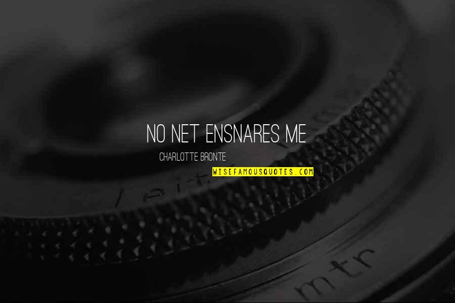 Care Taken For Granted Quotes By Charlotte Bronte: no net ensnares me