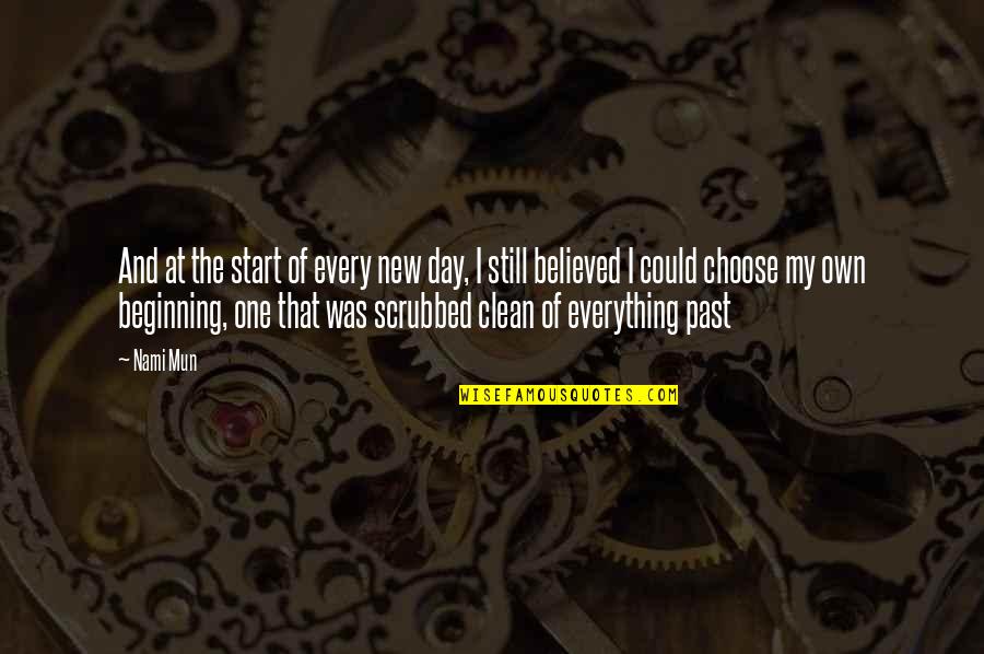 Caressed Quotes By Nami Mun: And at the start of every new day, Caressed Quotes By Nami Mun: And at the start of every new day,