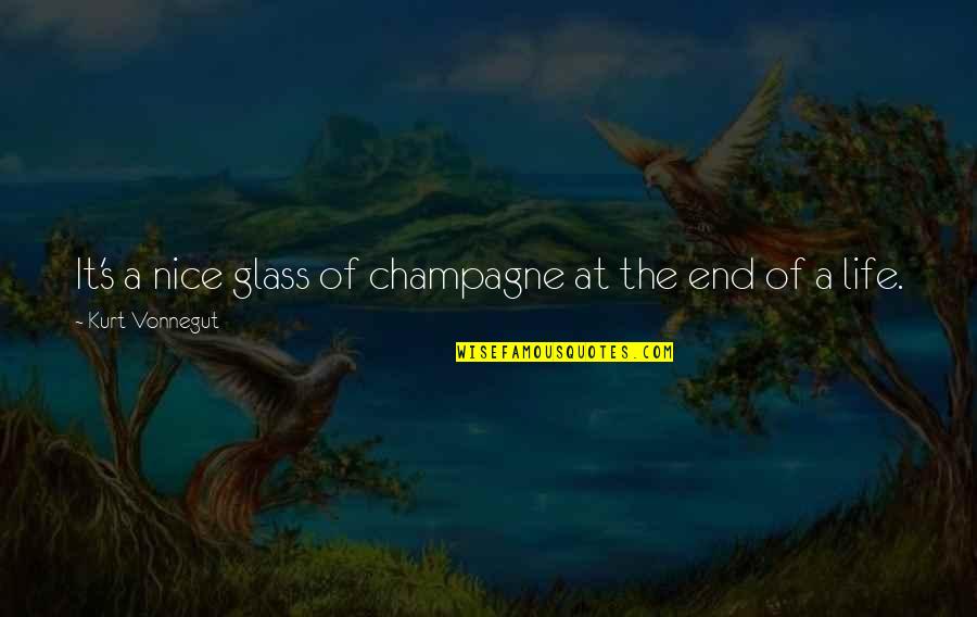 Carl Gustav Jung Famous Quotes By Kurt Vonnegut: It's a nice glass of champagne at the Carl Gustav Jung Famous Quotes By Kurt Vonnegut: It's a nice glass of champagne at the