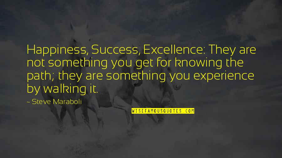 Carl Sundberg Aba Quotes By Steve Maraboli: Happiness, Success, Excellence: They are not something you Carl Sundberg Aba Quotes By Steve Maraboli: Happiness, Success, Excellence: They are not something you