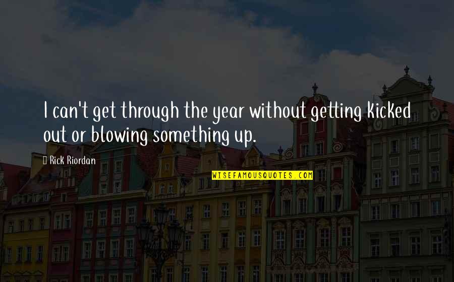 Carlos Valderrama Quotes By Rick Riordan: I can't get through the year without getting