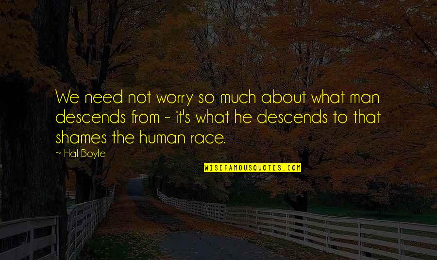 Carlowitz Company Quotes By Hal Boyle: We need not worry so much about what Carlowitz Company Quotes By Hal Boyle: We need not worry so much about what