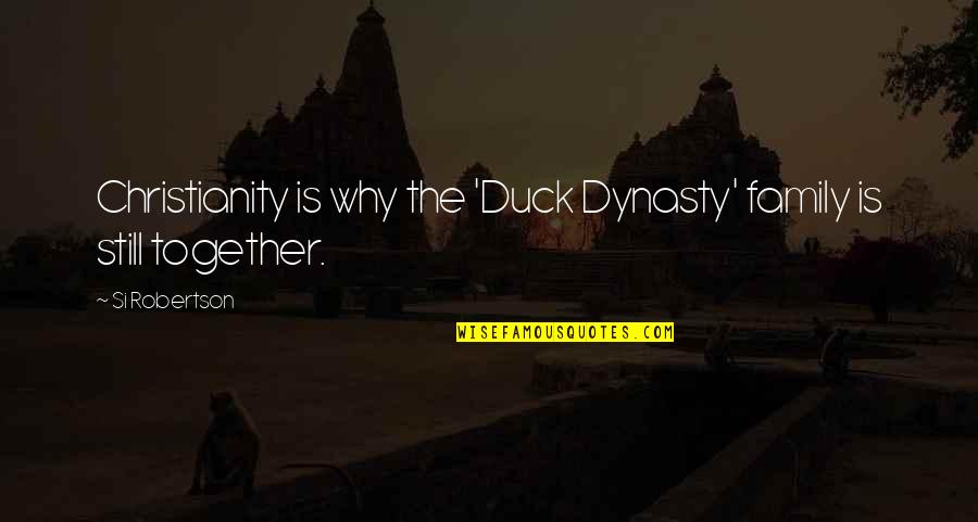 Carnielli Rowing Quotes By Si Robertson: Christianity is why the 'Duck Dynasty' family is