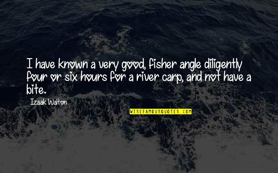 Carp's Quotes By Izaak Walton: I have known a very good, fisher angle Carp's Quotes By Izaak Walton: I have known a very good, fisher angle
