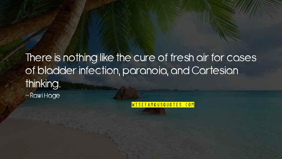 Cartesian Thinking Quotes By Rawi Hage: There is nothing like the cure of fresh