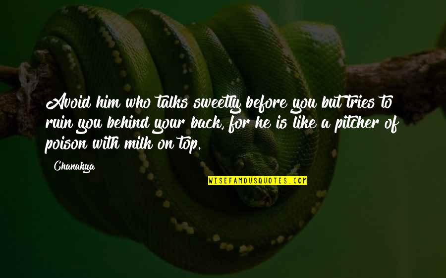 Cartman V Chip Quotes By Chanakya: Avoid him who talks sweetly before you but Cartman V Chip Quotes By Chanakya: Avoid him who talks sweetly before you but