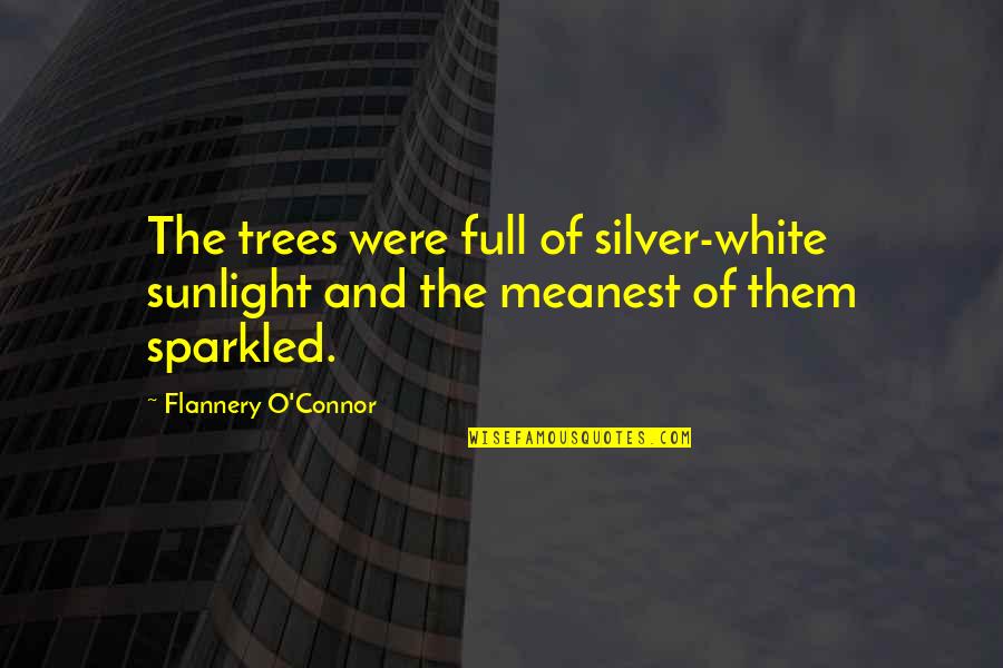 Cartomancer Poker Quotes By Flannery O'Connor: The trees were full of silver-white sunlight and