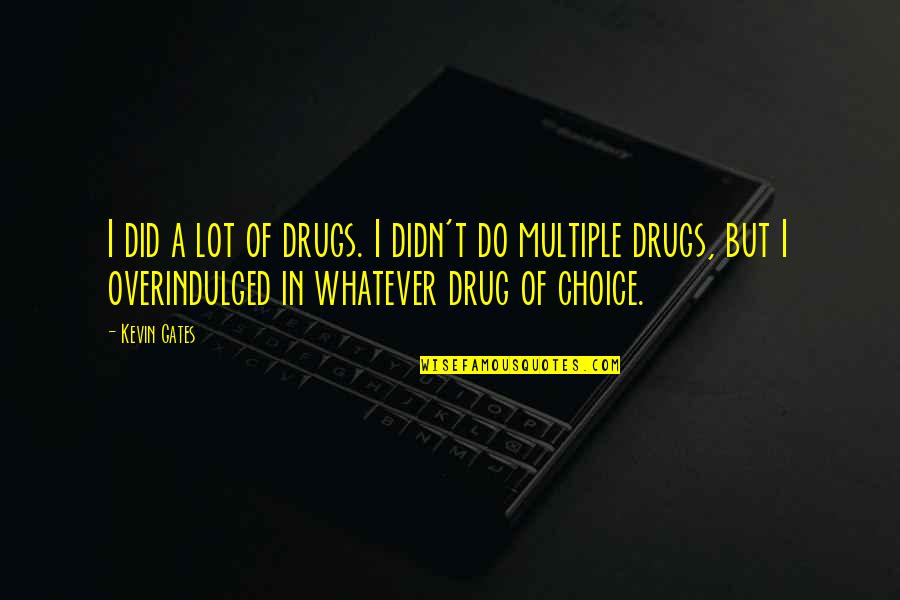 Cartoon Aesthetic Quotes By Kevin Gates: I did a lot of drugs. I didn't Cartoon Aesthetic Quotes By Kevin Gates: I did a lot of drugs. I didn't