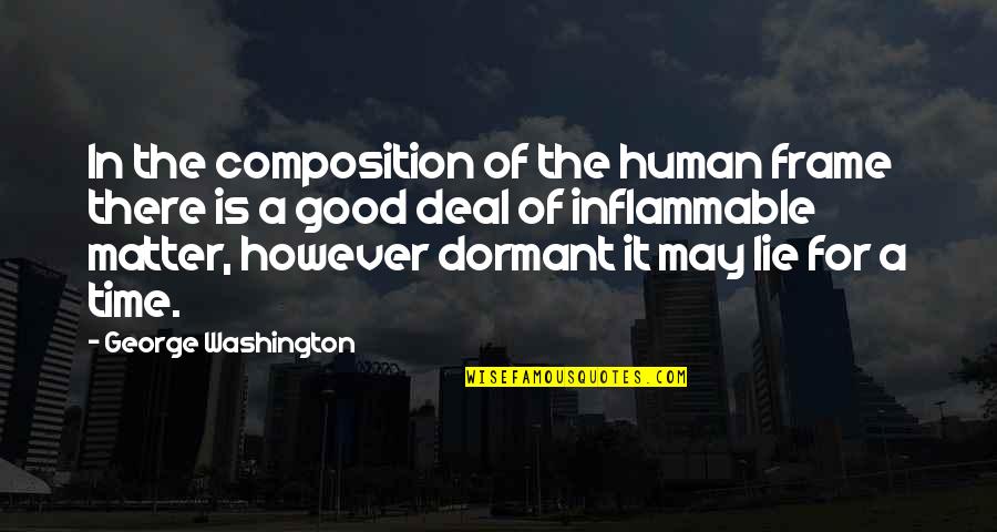 Caserne Quotes By George Washington: In the composition of the human frame there Caserne Quotes By George Washington: In the composition of the human frame there