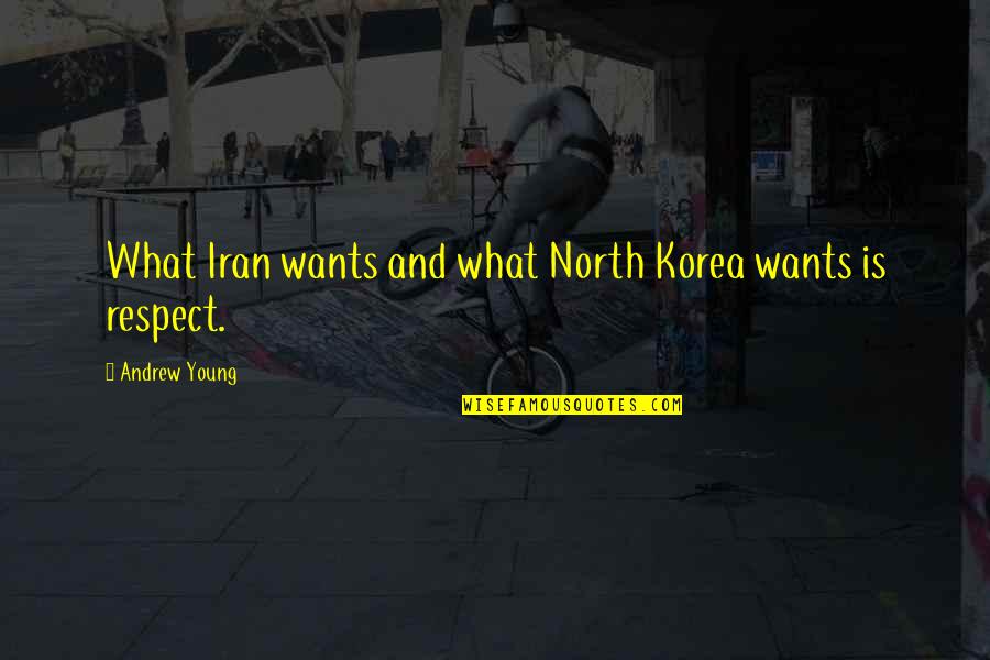 Caspar Neher Quotes By Andrew Young: What Iran wants and what North Korea wants