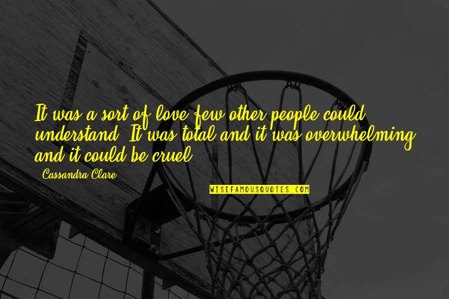 Cassandra Clare Love Quotes By Cassandra Clare: It was a sort of love few other