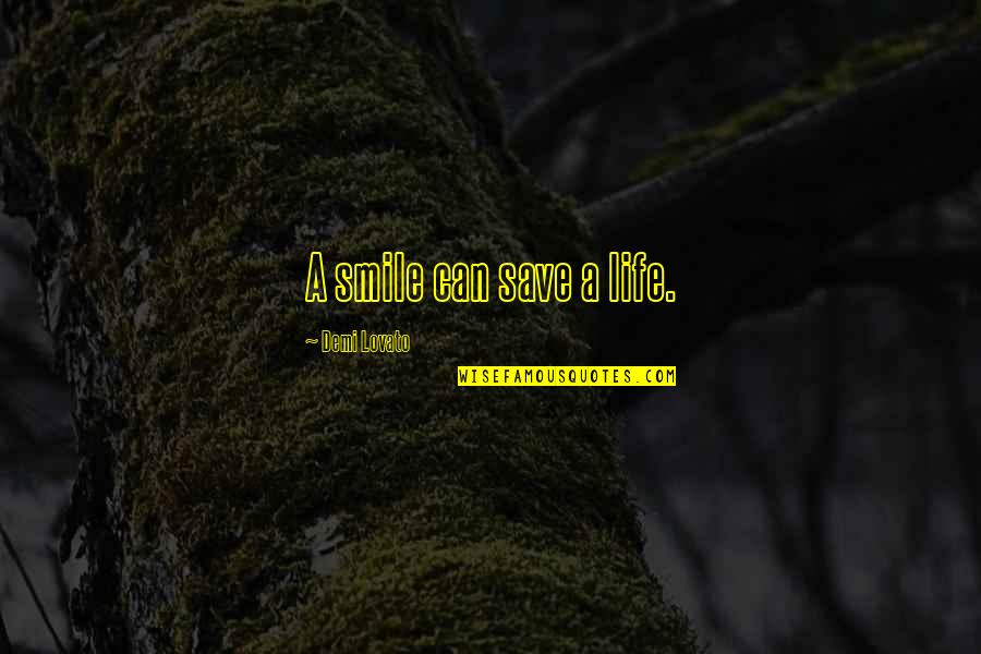 Castidade Quotes By Demi Lovato: A smile can save a life. Castidade Quotes By Demi Lovato: A smile can save a life.