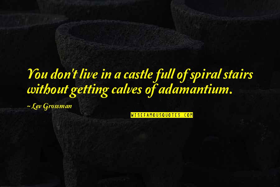 Castle Of Quotes By Lev Grossman: You don't live in a castle full of Castle Of Quotes By Lev Grossman: You don't live in a castle full of