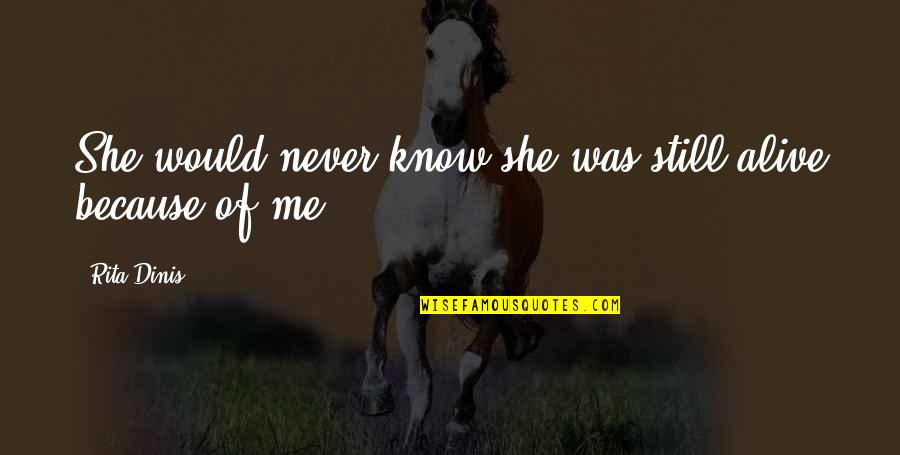 Catalana Pools Quotes By Rita Dinis: She would never know she was still alive
