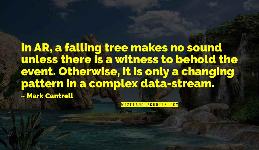 Catchy Marketing Quotes By Mark Cantrell: In AR, a falling tree makes no sound