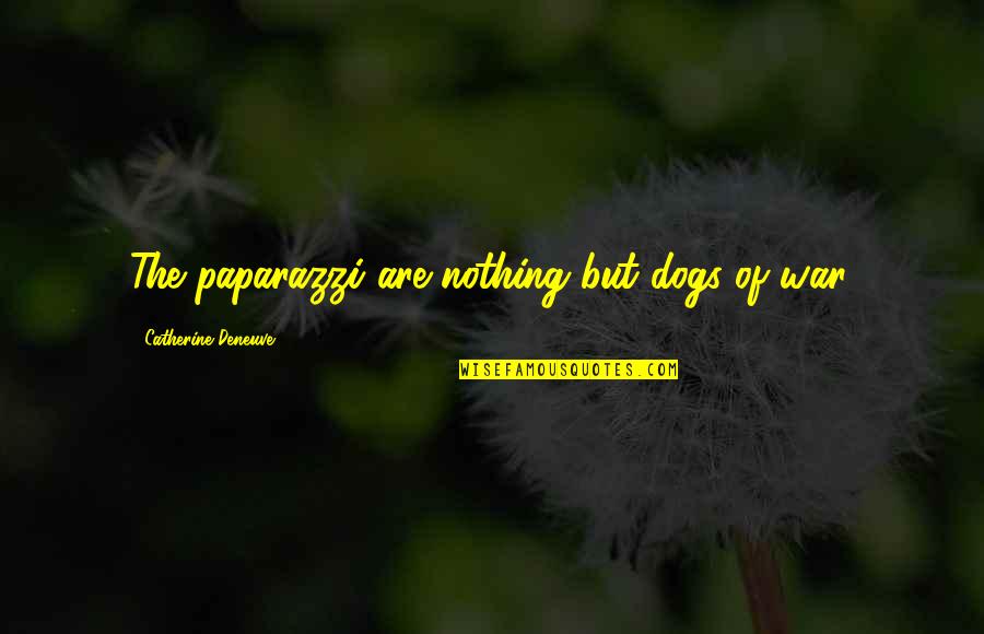 Catherine Deneuve Quotes By Catherine Deneuve: The paparazzi are nothing but dogs of war. Catherine Deneuve Quotes By Catherine Deneuve: The paparazzi are nothing but dogs of war.