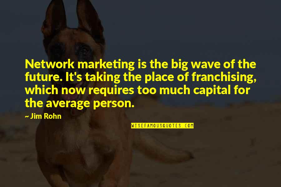 Cathleen Casey Quotes By Jim Rohn: Network marketing is the big wave of the