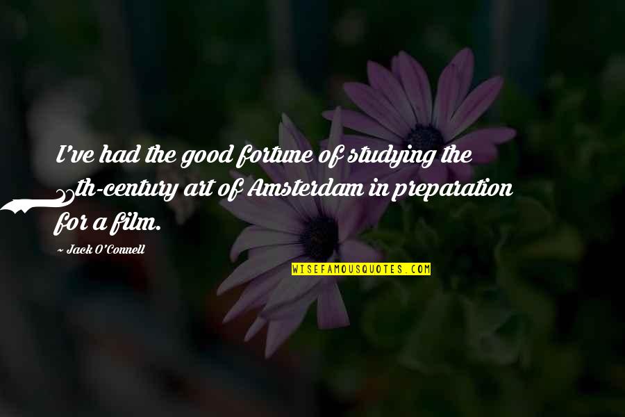 Catholic Seminary Quotes By Jack O'Connell: I've had the good fortune of studying the