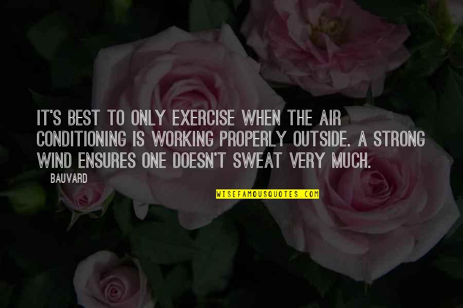 Cato The Elder Latin Quotes By Bauvard: It's best to only exercise when the air