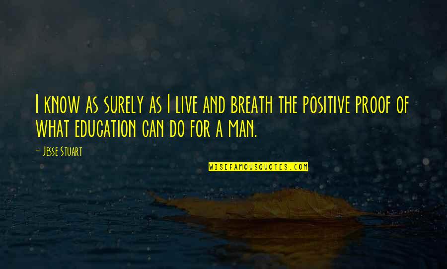 Cattie Kay Quotes By Jesse Stuart: I know as surely as I live and
