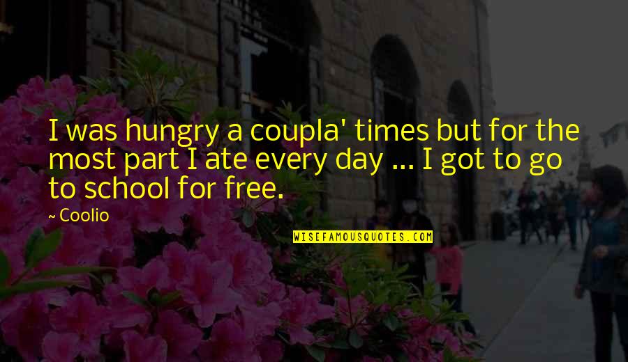 Caughley Puzzle Quotes By Coolio: I was hungry a coupla' times but for