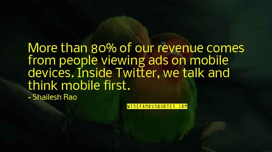 Caulker Quotes By Shailesh Rao: More than 80% of our revenue comes from Caulker Quotes By Shailesh Rao: More than 80% of our revenue comes from