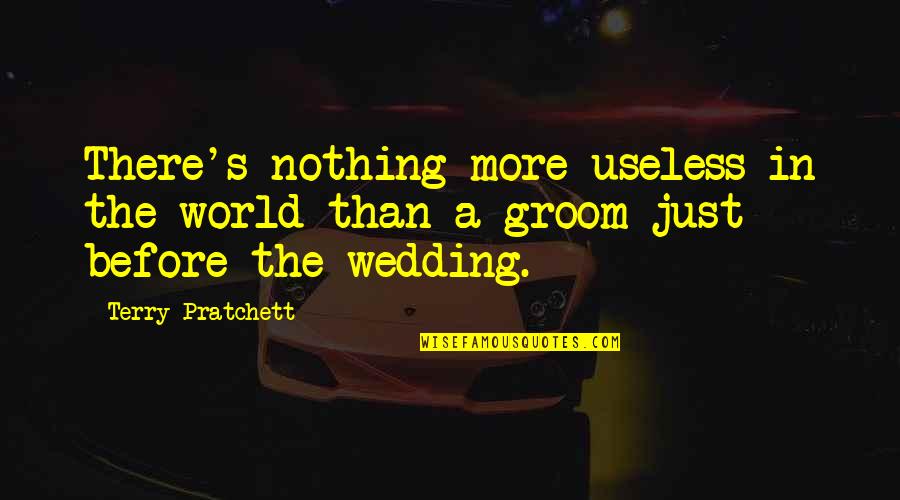 Caumont Quotes By Terry Pratchett: There's nothing more useless in the world than