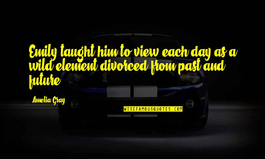 Cavaillon Kweken Quotes By Amelia Gray: Emily taught him to view each day as