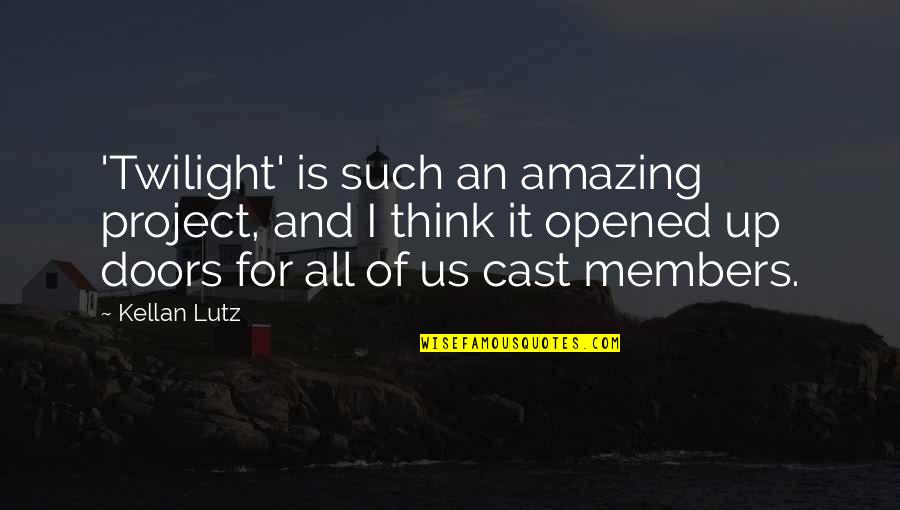 Cavalaria Medieval Quotes By Kellan Lutz: 'Twilight' is such an amazing project, and I Cavalaria Medieval Quotes By Kellan Lutz: 'Twilight' is such an amazing project, and I